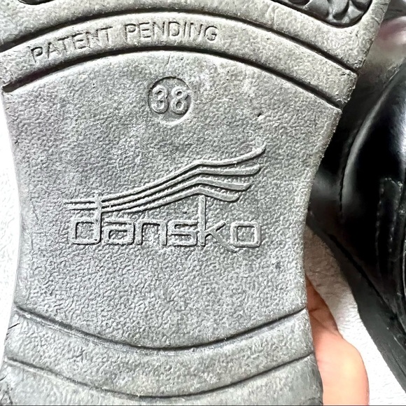 DANSKO Professional Black Box clogs comfort shoes women’s size 8 - Picture 9 of 9